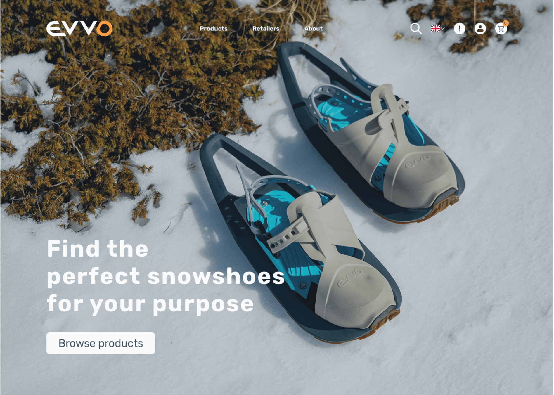 Home de EVVO rediseñada con un gran hero emocional de estilo de vida